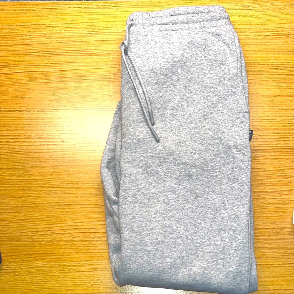 Grey sweatpants